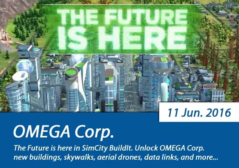 SimCity BuildIt OMEGA Corp. update