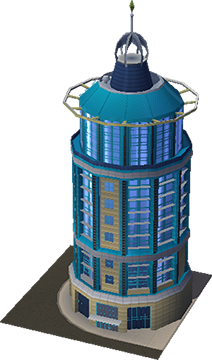 Sci-fi Casino Tower
